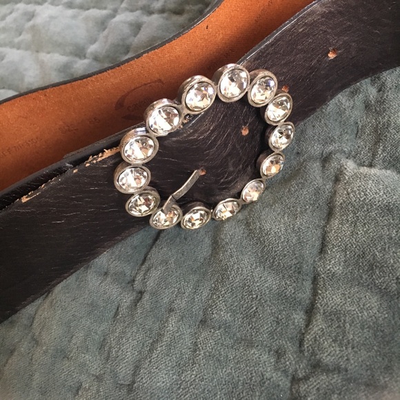 Cavalli distressed belt