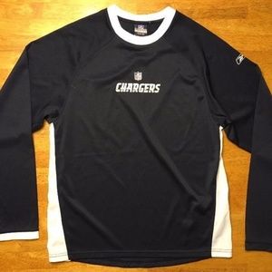 NFL Team Reebok Apparel San Diego Chargers Shirt L