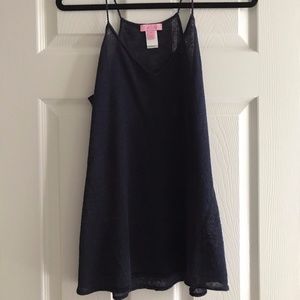 Lilly Pulitzer Dusk Linen Sweater Tank