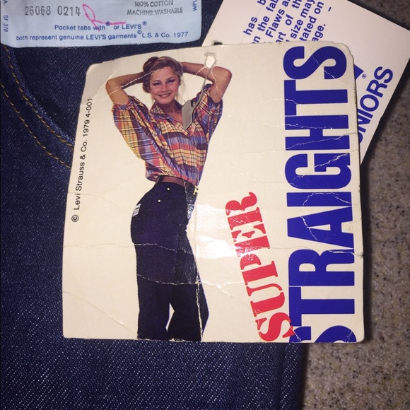 RARE Vintage 70's Levi's jeans. DEADSTOCK - Picture 4 of 7