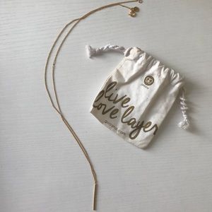 Gorjana small gold dainty necklace