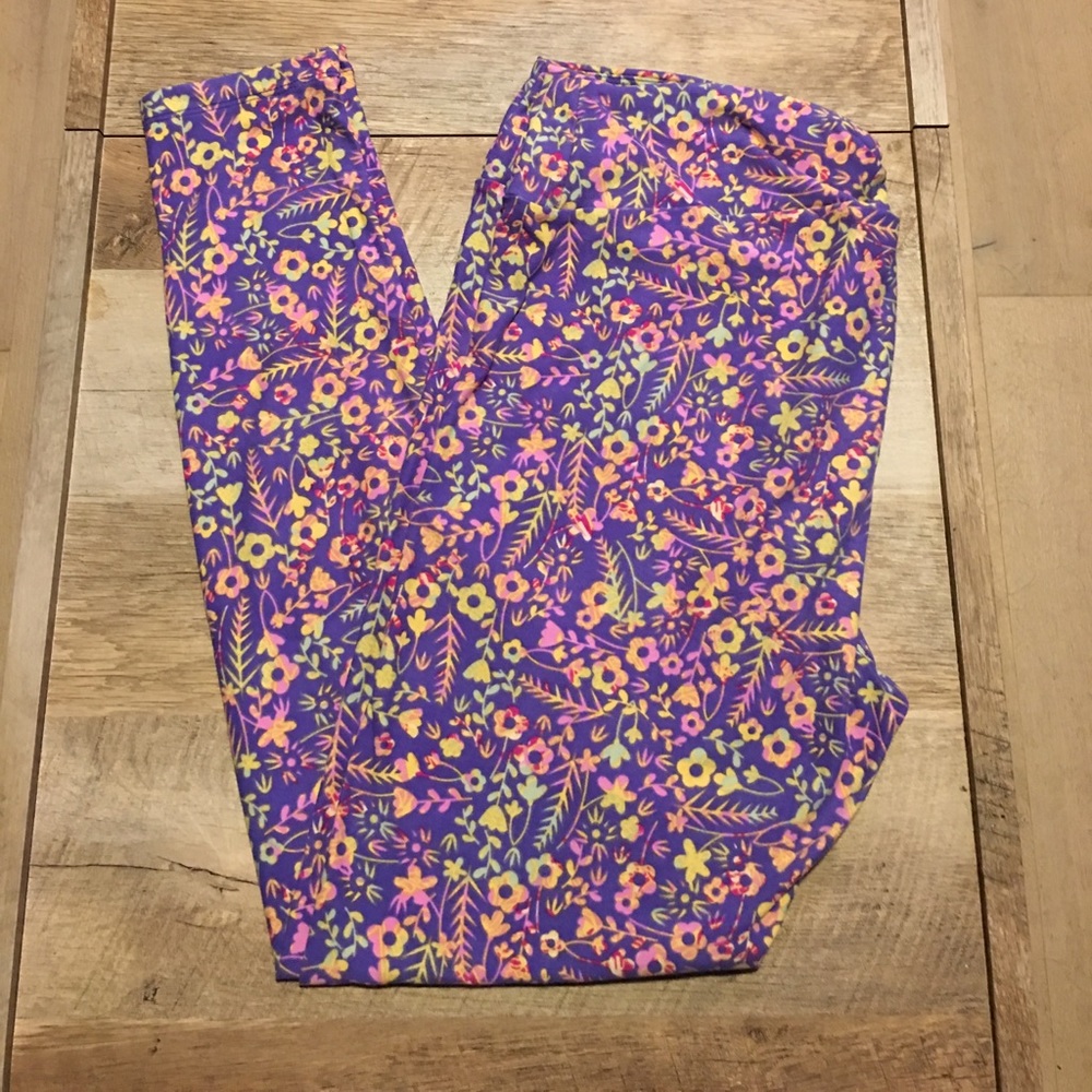 TC Floral Leggings LuLaRoe