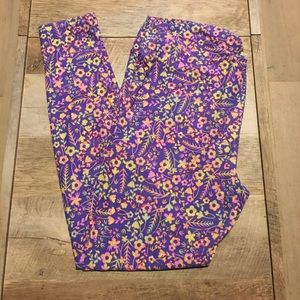 TC Floral Leggings LuLaRoe