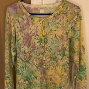 Floral cardigan by Garnet Hill