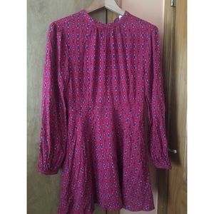 Red forever 21 paisley dress