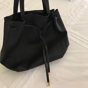 Black Brass Plum tote
