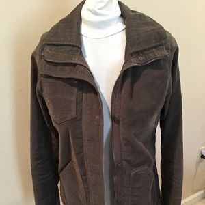 Eddie Bauer Corduroy Jacket Olive Medium Tall MT