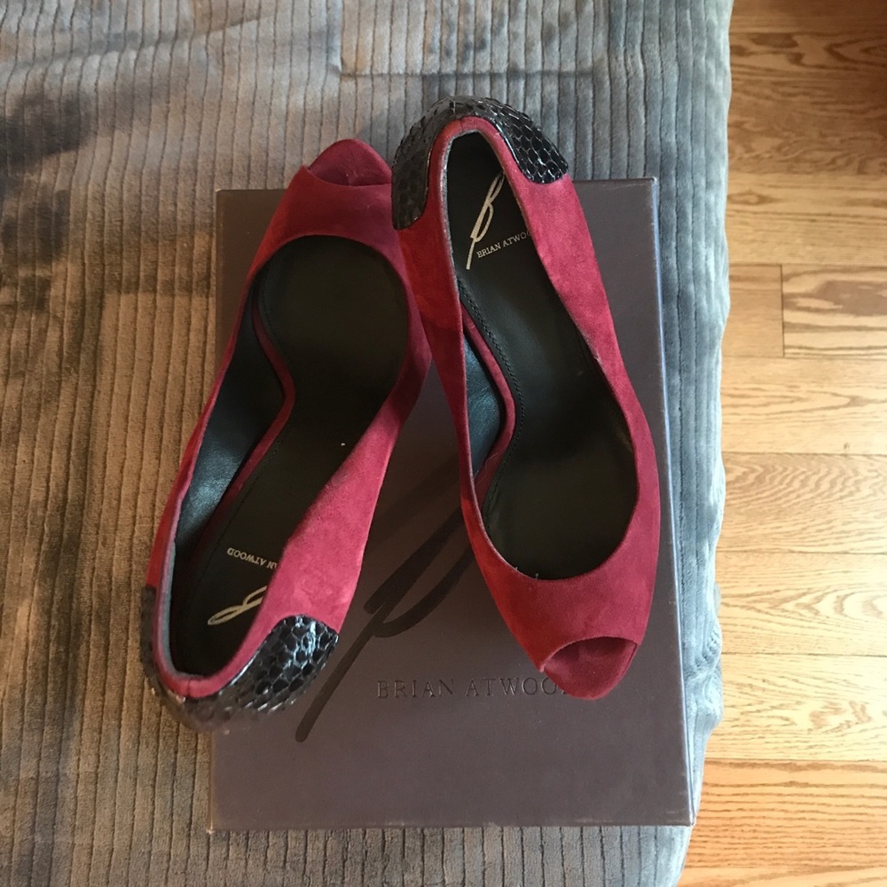 Deep Raspberry B Brian Atwood Pumps
