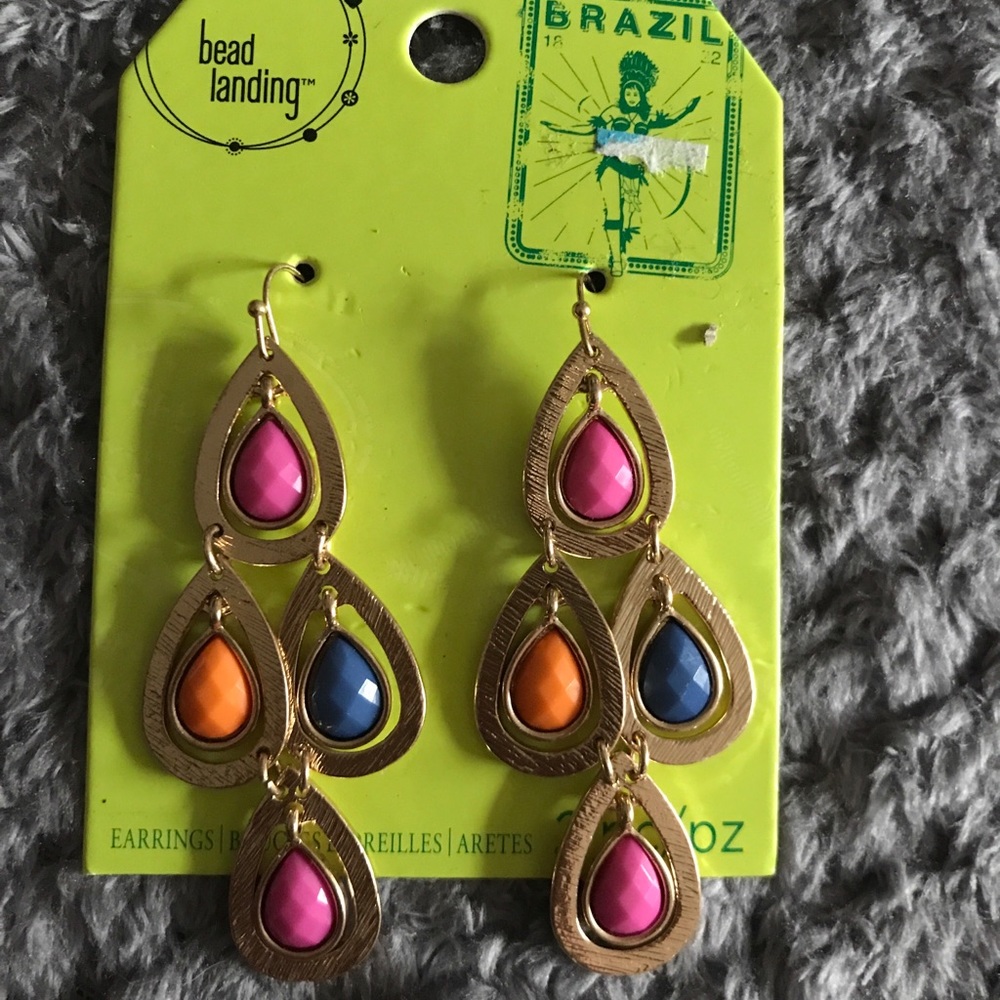 Fun & colorful dangle earrings