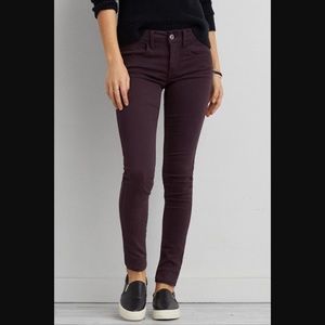 Aeo sateen super soft jegging nwot