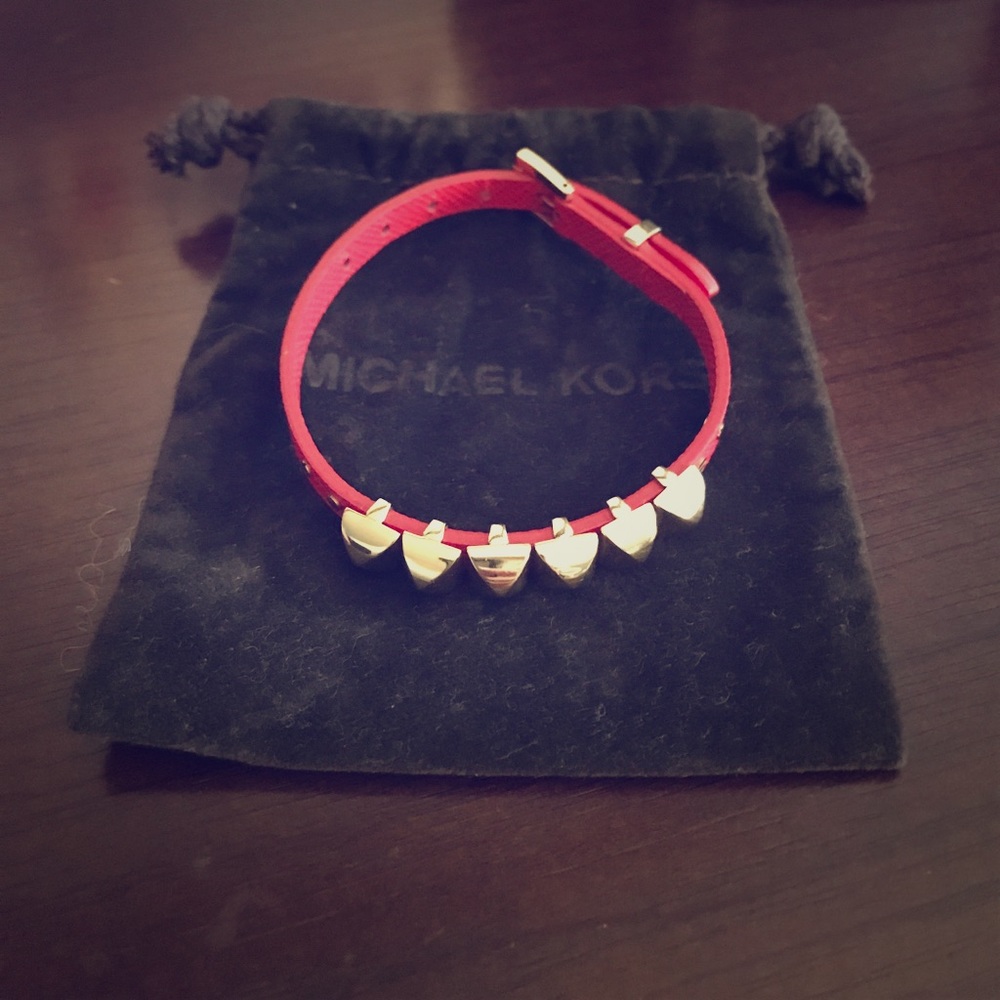 MK studded bracelet.