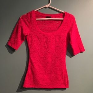 Hot pink express top