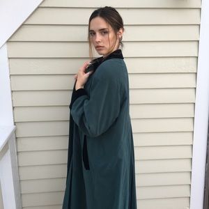 London Fog Suede Trench Coat