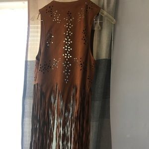 Forever 21 fringe vest