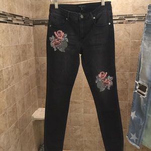 Romeo & Juliet Couture Embroidered Jeans