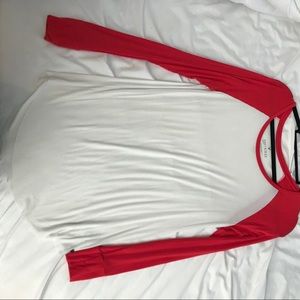 American Eagle begging baseball t shirt