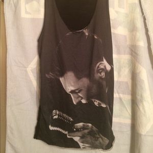 Andy Black graphic tank top