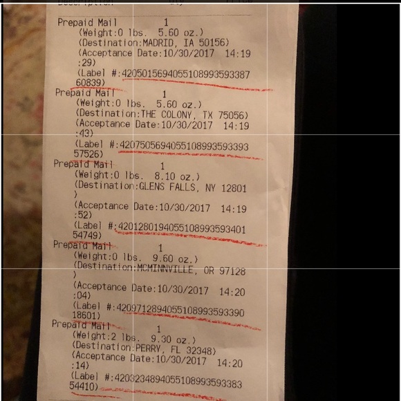 Shipping proof - Picture 1 of 1