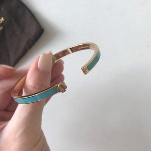 Kate Spade light blue bangle