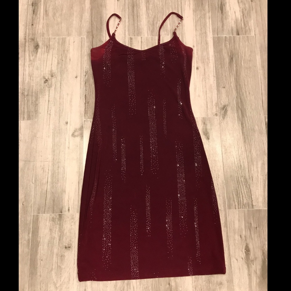 Sparkly Burgundy 👗 Dress