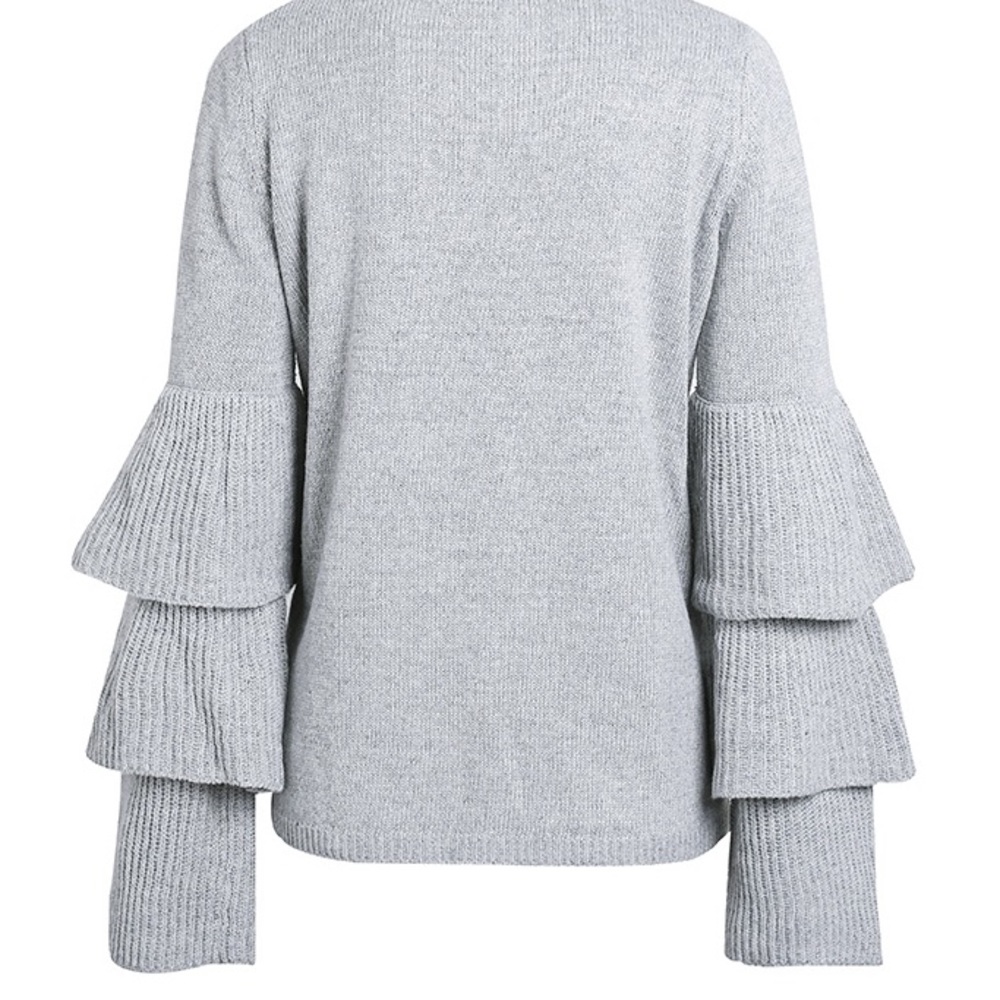 'Reina' Flare Sleeve Sweater - Picture 6 of 8