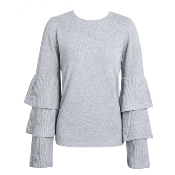 'Reina' Flare Sleeve Sweater - Picture 5 of 8