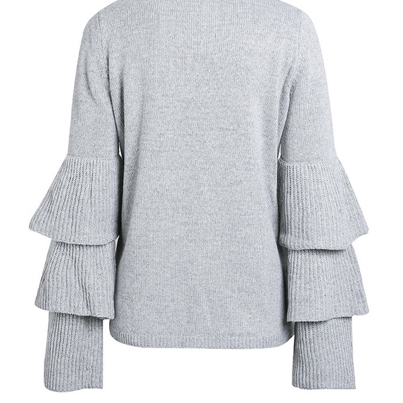 'Reina' Flare Sleeve Sweater - Picture 6 of 8