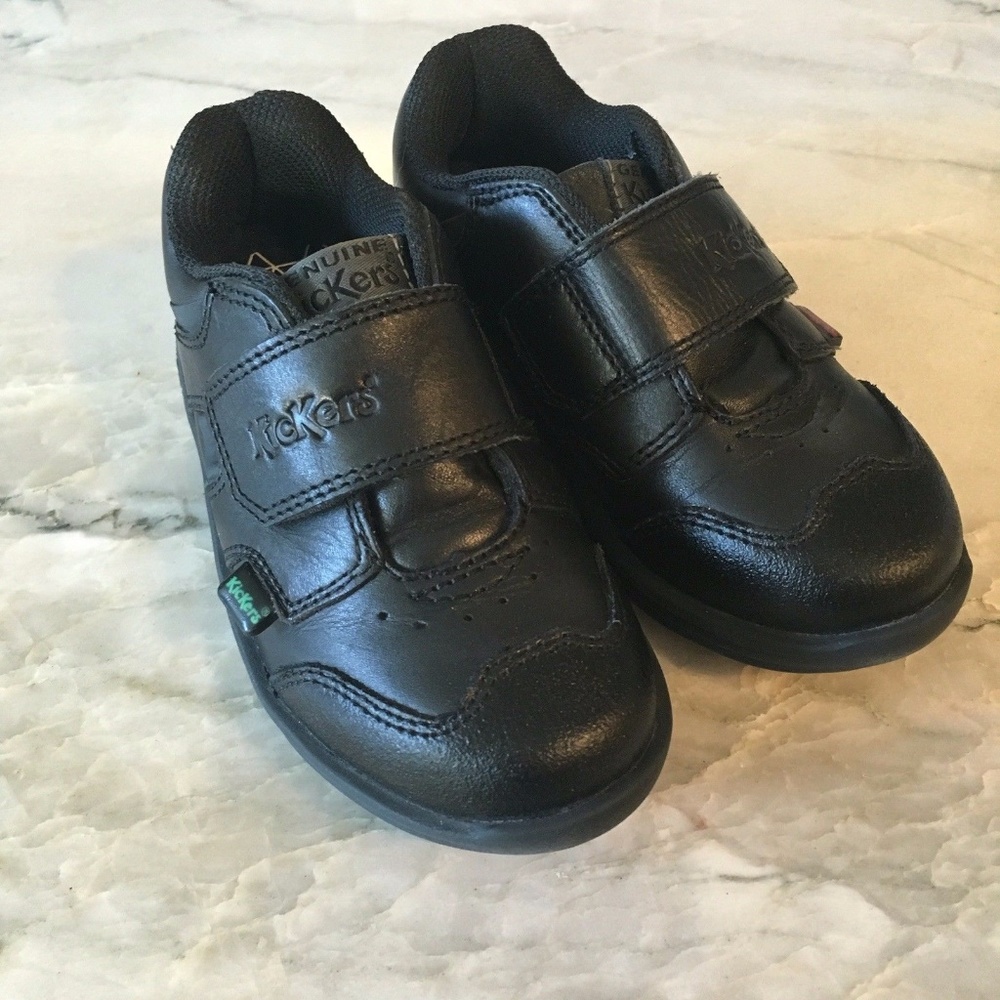 Kickers Black Seasan Strap Black Shoes