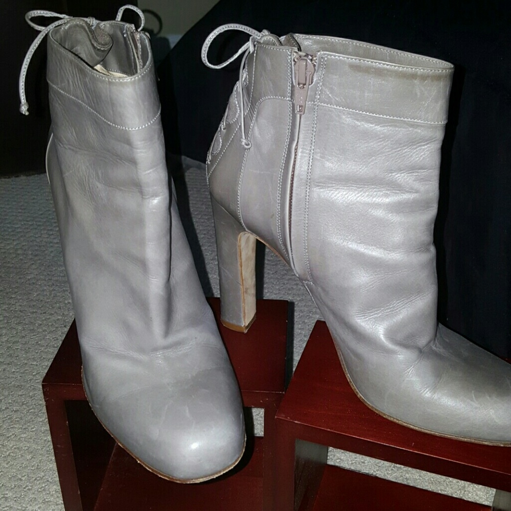ALEXANDRA NEEL LEATHER/SUEDE BOOTS