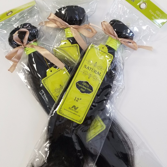 3 BUNDLES DEAL!! 12"14"16" 100% Virgin Remy Hair - Picture 1 of 4