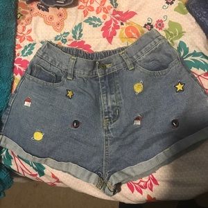 Highwasted Denim Shorts