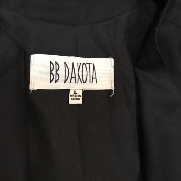 B.B. Dakota Black Blazer (Size L) - Picture 3 of 7