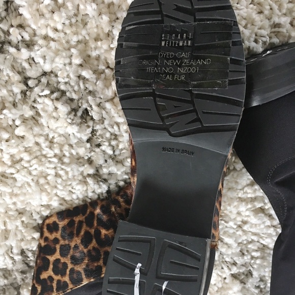 Stuart Weitzman Calf Hair Over The Knee Boots - Picture 6 of 7
