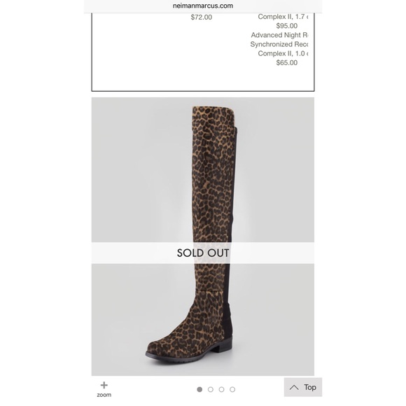 Stuart Weitzman Calf Hair Over The Knee Boots - Picture 7 of 7