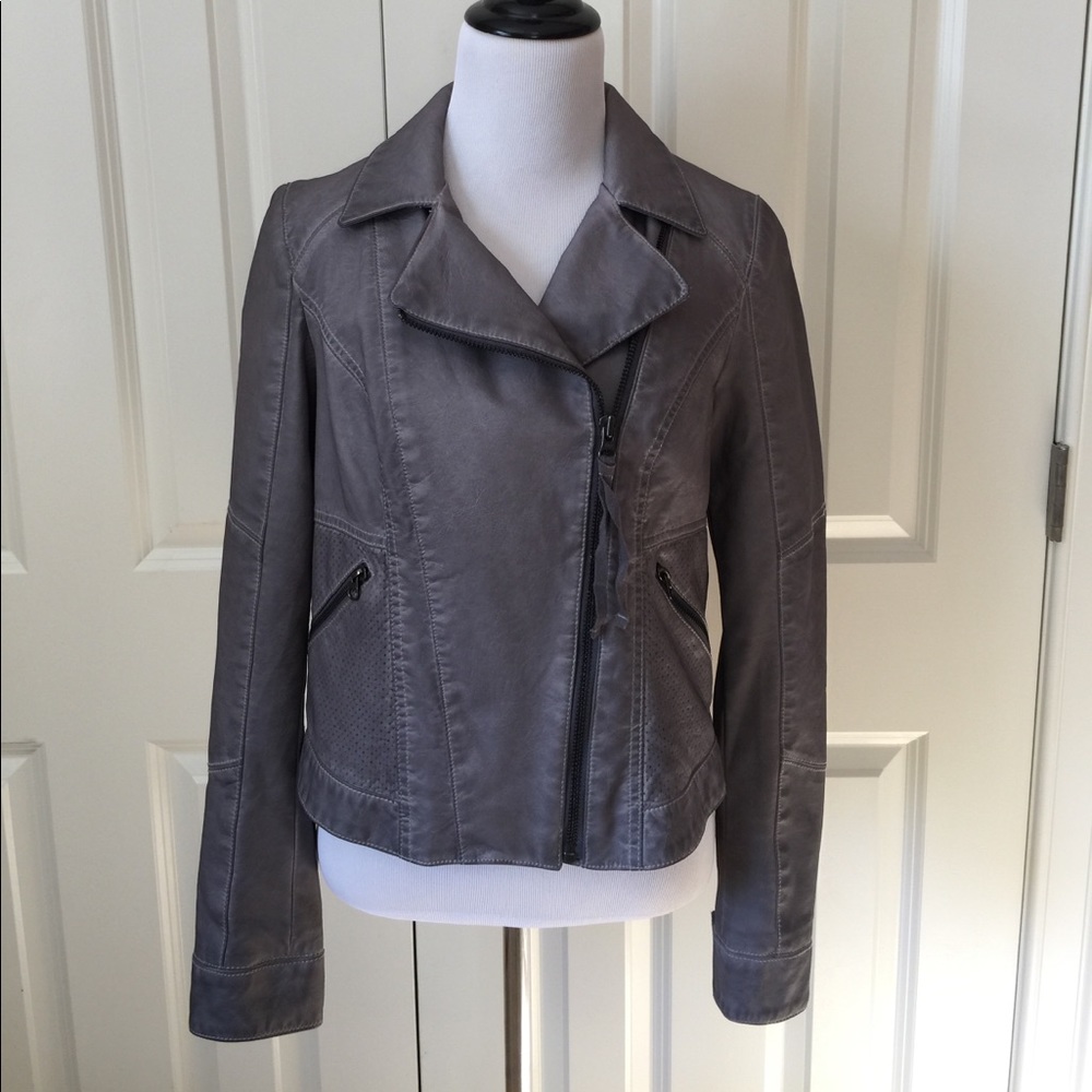 Anthropologie Grey Hei Hei Moto Jacket