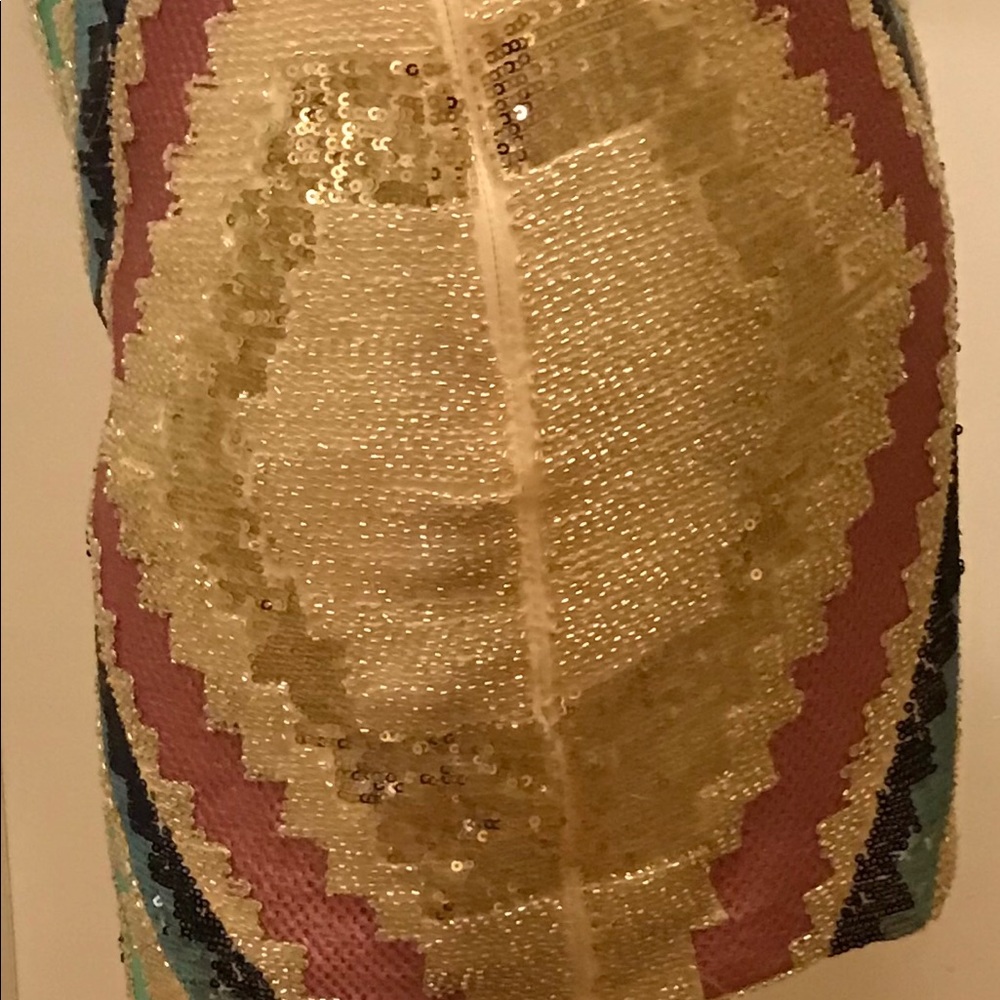 Pattern sequin mini skirt - Picture 3 of 6
