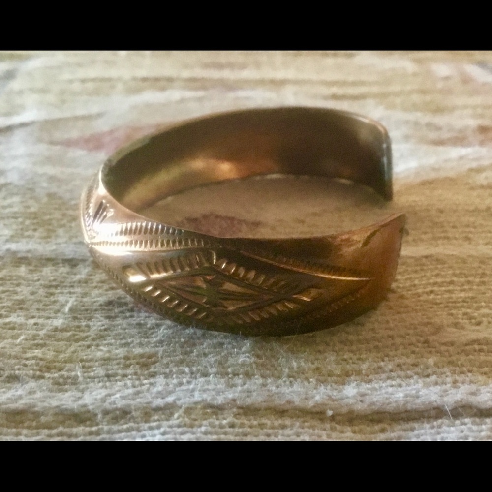 Bracelet Native American Solid Copper Unworn - image 2