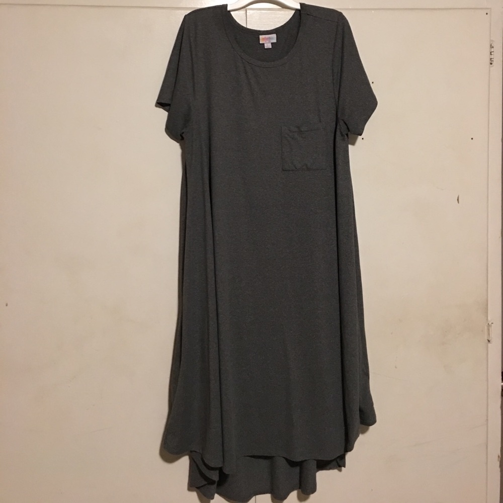 Large Heathered Grey Carly LuLaRoe