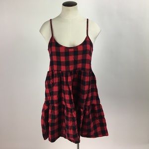 Audrey - Buffalo Print Flannel Dress