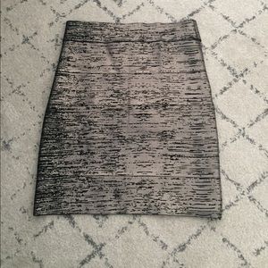 BCBG Max Azaria Fitted Mini Skirt