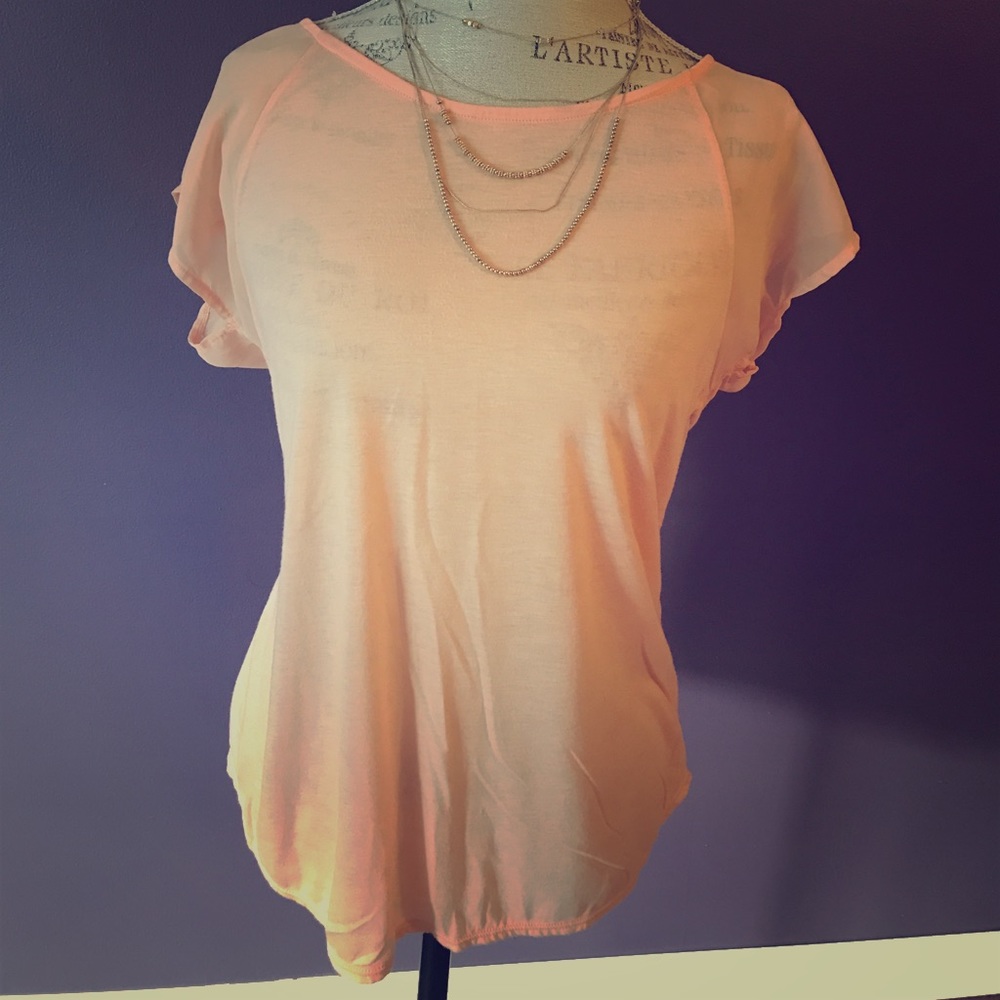 Orange cotton top