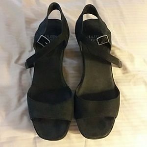 Eileen Fisher Platform Leather Sandals
