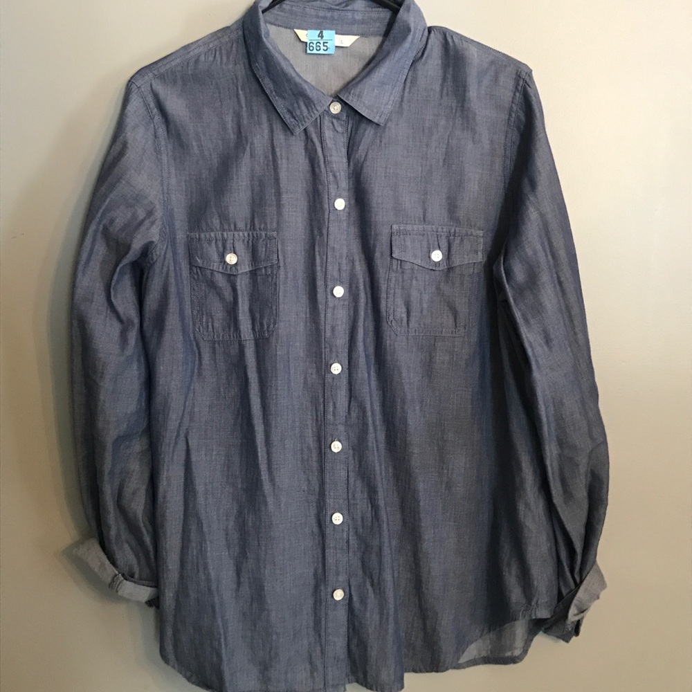 Chambray button down