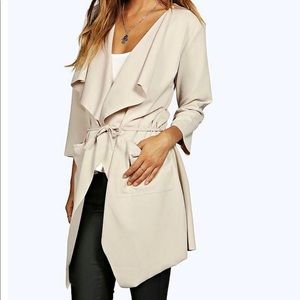 NWT Boohoo Blush Pink Coat