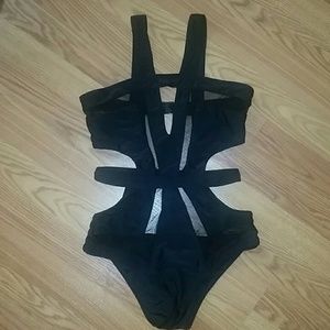 cutout one piece bathing suit