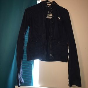 Navy Blue Abercrombie Jacket