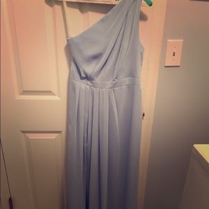 David’s bridal long bridesmaid dress