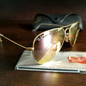 RAY BAN AVIATORS 100% AUTHENTIC