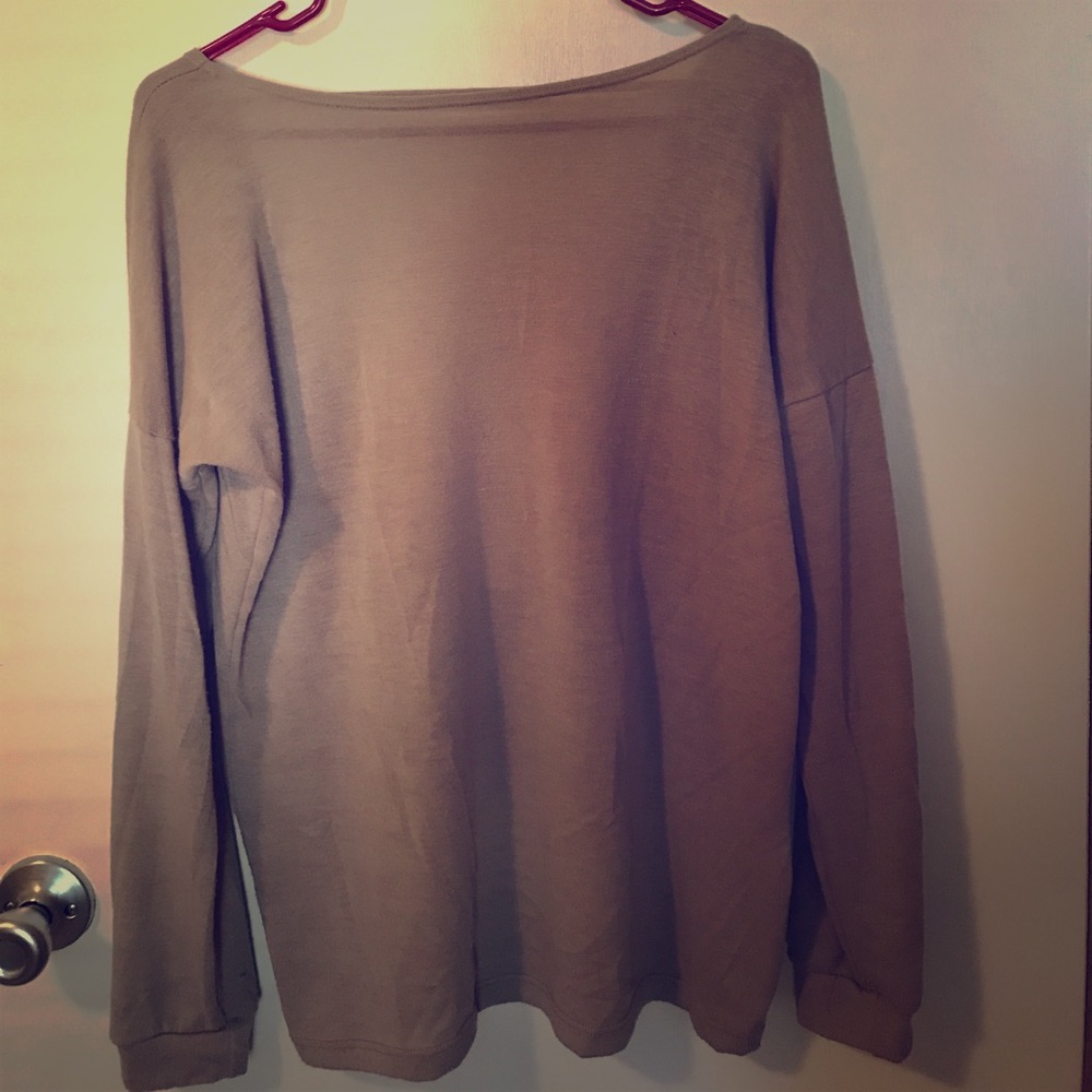 Brown sweater
