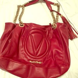 Valentino Vera Chain Leather Bag